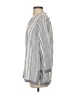 UNTUCKit 100% Cotton Gray 3/4 Sleeve Blouse Size 0 - photo 5
