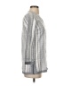 UNTUCKit 100% Cotton Gray 3/4 Sleeve Blouse Size 0 - photo 4