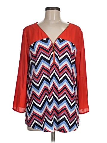 Tacera 3/4 Sleeve Blouse (view 1)