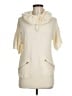 BCBGMAXAZRIA Ivory Poncho Size M - photo 1