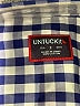 UNTUCKit 100% Cotton Checkered-gingham Blue Long Sleeve Blouse Size 2 - photo 7