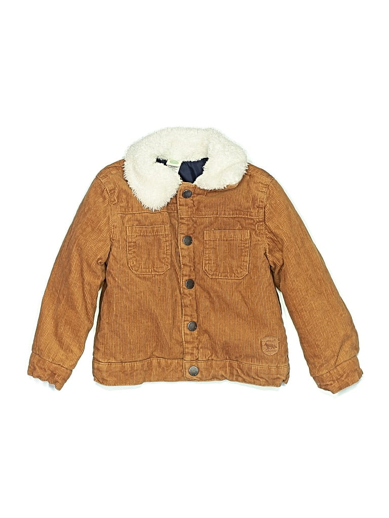Pre-owned Little Me Kids' Jacket In Brown