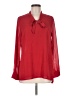 Acevog Red Long Sleeve Blouse Size M - photo 1
