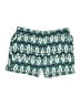 Wildfox 100% Rayon Print Teal Shorts Size XL - photo 1