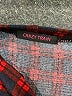 Crazy Train Plaid Red Casual Dress Size M - photo 7