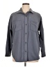 Mondetta Solid Gray Long Sleeve Button-Down Shirt Size XL - photo 1