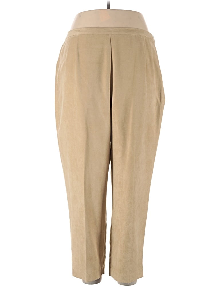 Pre-owned Alfred Dunner Casual Pants In Tan