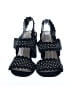 Ann Taylor 100% Leather Black Sandals Size 7 1/2 - photo 2