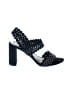 Ann Taylor 100% Leather Black Sandals Size 7 1/2 - photo 1
