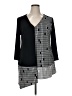 Alfani Checkered-gingham Black Kimono Size XL - photo 1