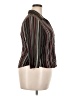 Covington Stripes Brown 3/4 Sleeve Blouse Size 18 (petite) - photo 4