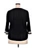Assorted Brands Black 3/4 Sleeve Blouse Size XXL - photo 2