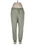 Obsessed Solid Green Casual Pants Size L - photo 1