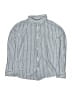 Zara Stripes Blue Long Sleeve Button-Down Shirt Size 9 - photo 1