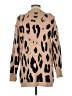 Merokeety Animal Print Tan Cardigan Size M - photo 2