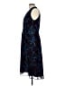 CAbi 100% Polyester Blue Purple Cocktail Dress Size 10 - photo 5