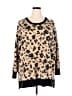 Lularoe Floral Gold Pullover Sweater Size 3X(24-26) - photo 1