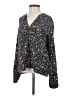 On 34th 100% Viscose Black Long Sleeve Blouse Size XS - photo 5