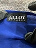 Alloy 100% Polyester Blue Short Sleeve Blouse Size M - photo 7