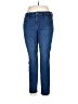 Old Navy Solid Blue Jeans Size 14 - photo 1