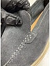 Loro Piana Blue Gray Flats Size 43 - photo 5
