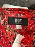 Kut from the Kloth 100% Polyester Floral Red Long Sleeve Blouse Size XS - photo 7