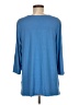 J.Jill Blue 3/4 Sleeve Top Size M - photo 2