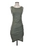 Leith Solid Gray Casual Dress Size S - photo 1