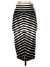 Bebe Stripes Black Casual Skirt Size XS - photo 2