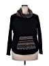 Chaps 100% Cotton Black Pullover Sweater Size 2X - photo 1
