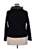 Chaps 100% Cotton Black Pullover Sweater Size 2X - photo 2