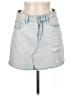 1.State 100% Cotton Blue Denim Skirt Size 6 - photo 1