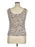 Alex Evenings Silver Sleeveless Top Size XL - photo 2