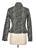 Sense 100% Polyester Animal Print Black Jacket Size L - photo 2