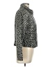 Sense 100% Polyester Animal Print Black Jacket Size L - photo 4