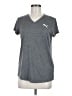 Puma 100% Polyester Gray Active T-Shirt Size M - photo 1