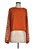 Shein Orange Long Sleeve Blouse Size 8 - 10 - photo 1