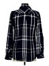 Rails 100% Rayon Plaid Blue Long Sleeve Button-Down Shirt Size M - photo 2