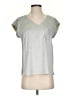 Vero Moda 100% Polyester Silver Short Sleeve Top Size XS - photo 1