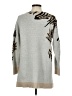 Chico's Animal Print Silver Pullover Sweater Size Med (1) - photo 2