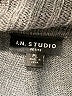 I.N. Studio 100% Acrylic Chevron-herringbone Gray Turtleneck Sweater Size L (petite) - photo 7