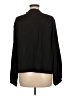 Aqua 100% Tencel Black Long Sleeve Blouse Size M - photo 2