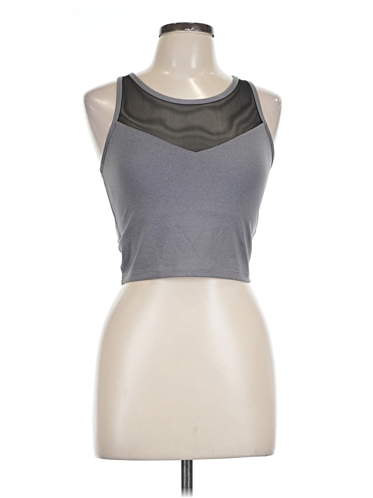 Pre-owned Senita Athletics Sports Bra In Gray