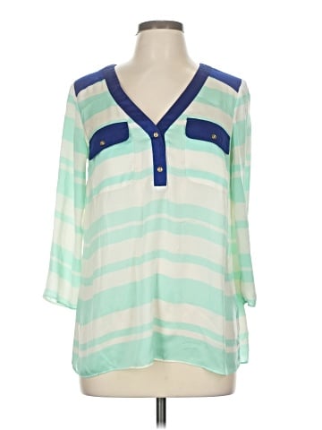 5/48 3/4 Sleeve Blouse (view 1)