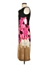 DKNY 100% Polyester Graphic Brown Cocktail Dress Size 0 (petite) - photo 5
