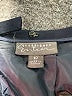 Classiques Entier 100% Wool Solid Black Blue Wool Skirt Size 10 - photo 4