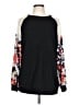 Unbranded Floral Black Pullover Sweater Size L - photo 1