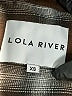 Lola River 100% Polyester Plaid Brown Long Sleeve Blouse Size XS - photo 7