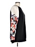 Unbranded Floral Black Pullover Sweater Size L - photo 4