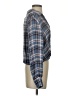 Drew Plaid Blue 3/4 Sleeve Blouse Size S - photo 4